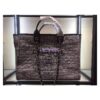 Replica Chanel A66942 Large Toile Deauville Shopping Bag in Blue Jacquard