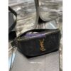 Replica YSL Saint Laurent Cassandre Classic Belt Bag In Grain De Poudre Embossed Leather 589959 White