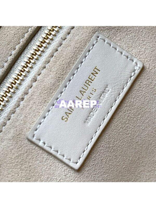 Replica YSL Saint Laurent Le 5 à 7 in ivory python hobo bag 657228 10
