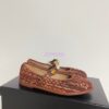 Replica Chanel 24P Logo Enamel Loafers Shiny Calfskin G45788 Creme