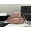 Replica Chanel Small Backpack Grained Shiny Calfskin AS4399 Black 2