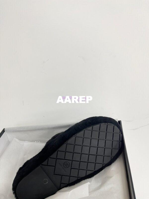 Replica Chanel 24B Wool Slippers G45984 Black 9
