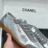 Replica Chanel 24P Calfskin & Suede Calfskin Trainers G45998 Black 2