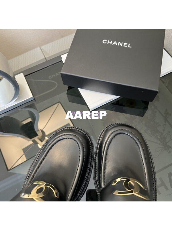Replica Chanel 24P CC Loafers Brushed Calfskin 55mm G39602 6