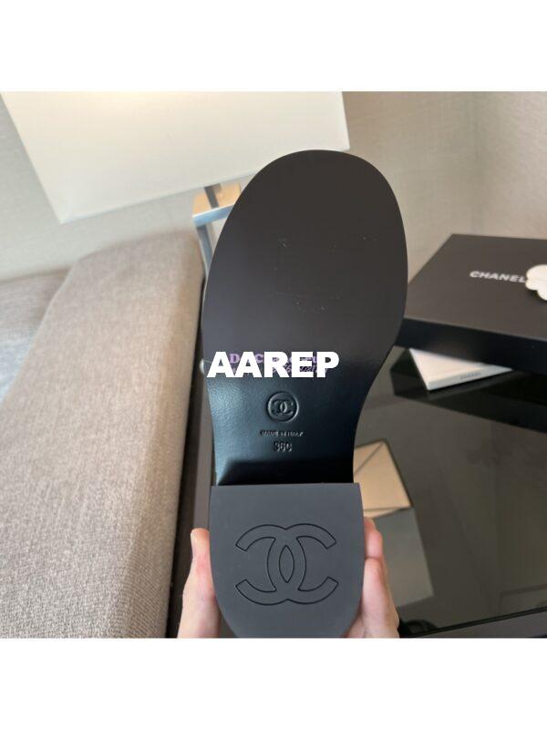 Replica Chanel 24P CC Loafers Brushed Calfskin 55mm G39602 9