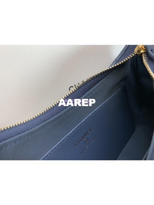 Replica Chanel 23K New Hobo Bag Lambskin Gold Hardware AS4422 Denim 6