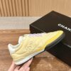 Replica Chanel SS25 Shiny Calfskin, Calfskin & Suede Calfskin Trainers G45839 Light Blue