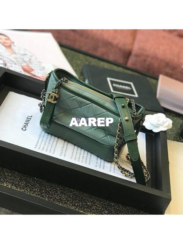 Replica Chanel Gabrielle Hobo Bag matcha A91810 5
