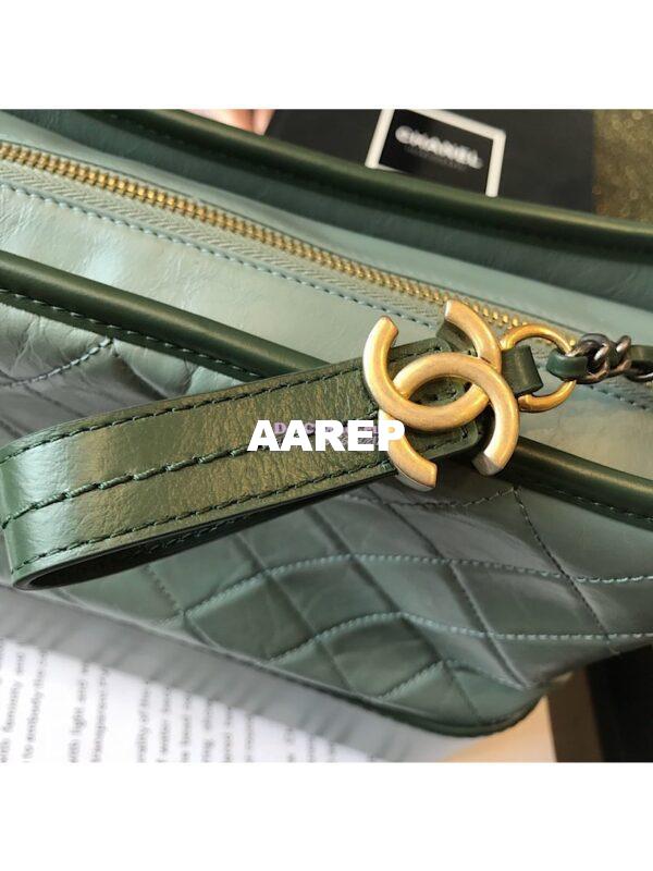 Replica Chanel Gabrielle Hobo Bag matcha A91810 14