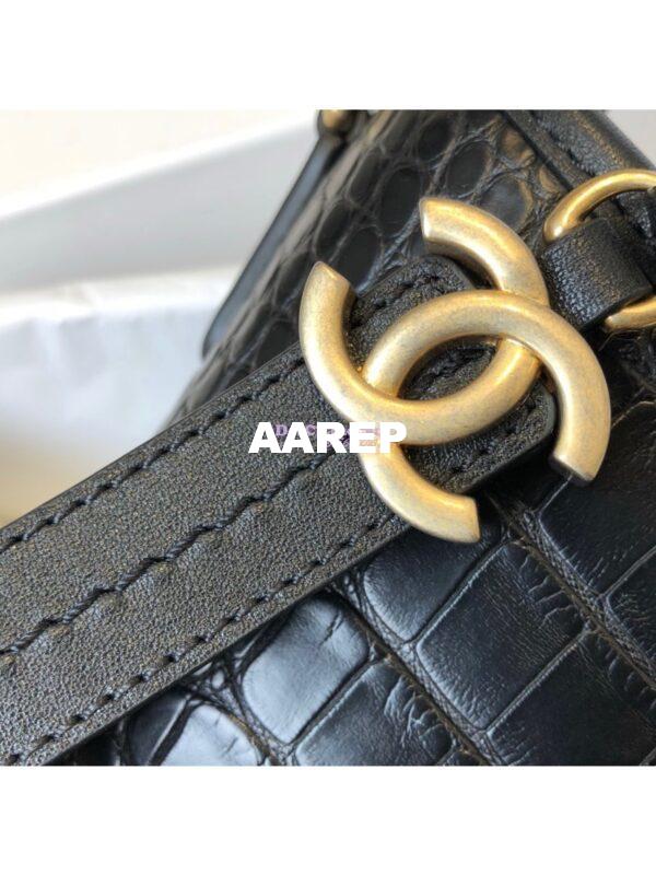 Replica Chanel Gabrielle Hobo Bag A93824 with alligator leather 9