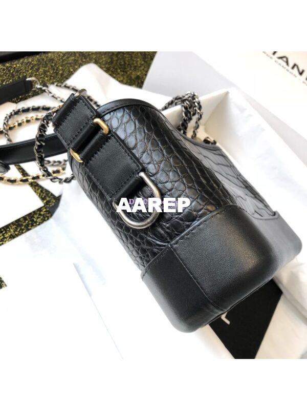 Replica Chanel Gabrielle Hobo Bag A93824 with alligator leather 10