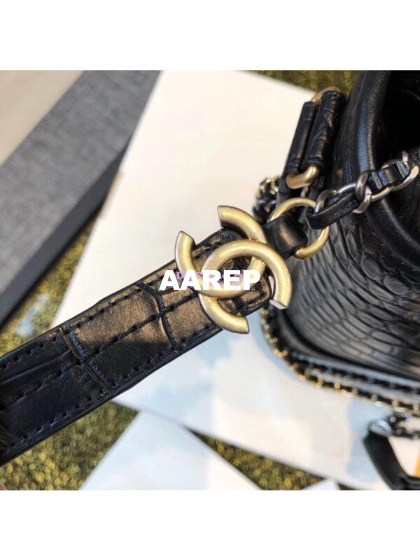 Replica Chanel Gabrielle Hobo Bag A93824 with alligator leather 17