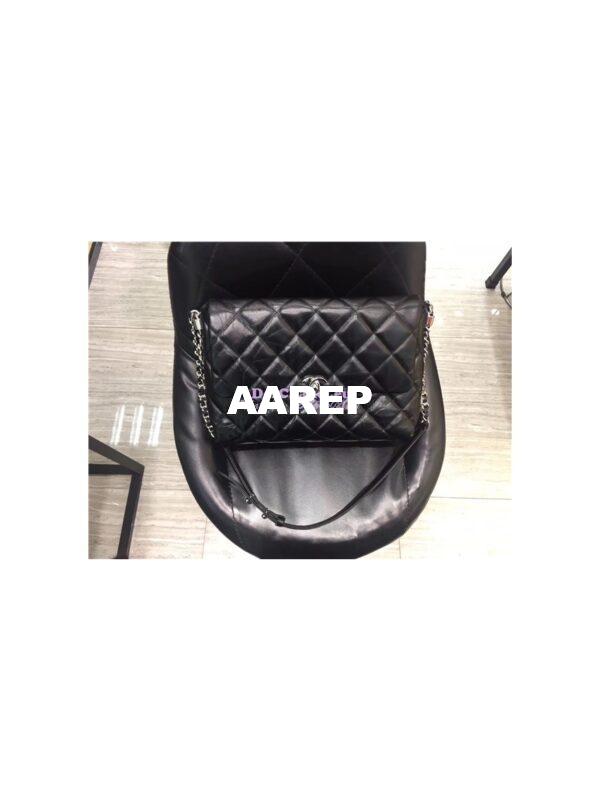 Replica Chanel Metallic Crackled Big Bang Flap bag a91976 black 3