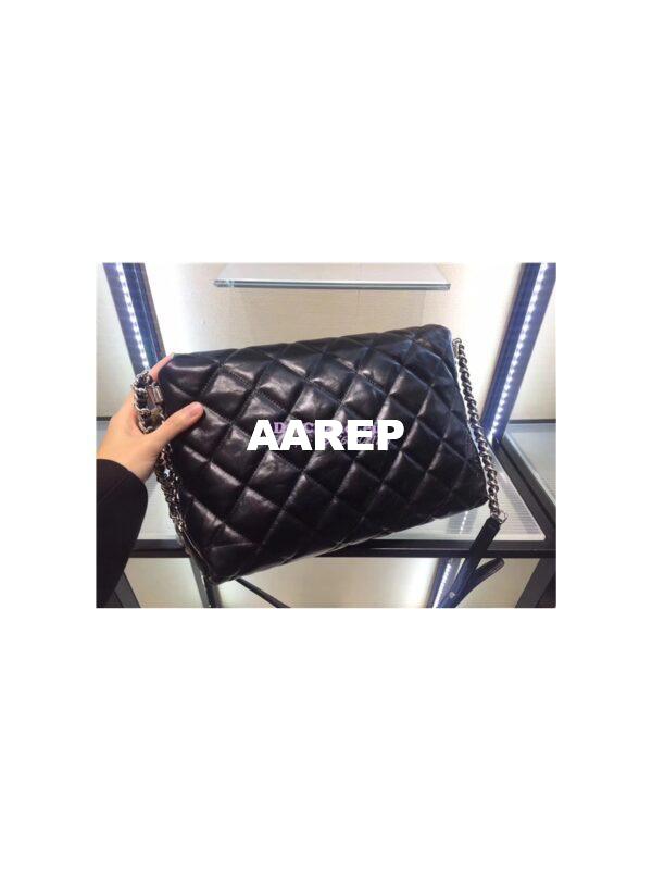 Replica Chanel Metallic Crackled Big Bang Flap bag a91976 black 8