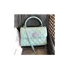 Replica Chanel Small Trendy CC A92236 navy Flap Bag With Metal Plate