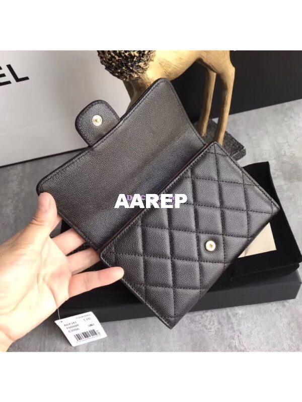 Replica Chanel Classic Small Flap Wallet in calfskin leather A84341 5