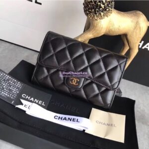 Replica Chanel Classic Small Flap Wallet in lambskin leather A84341 2