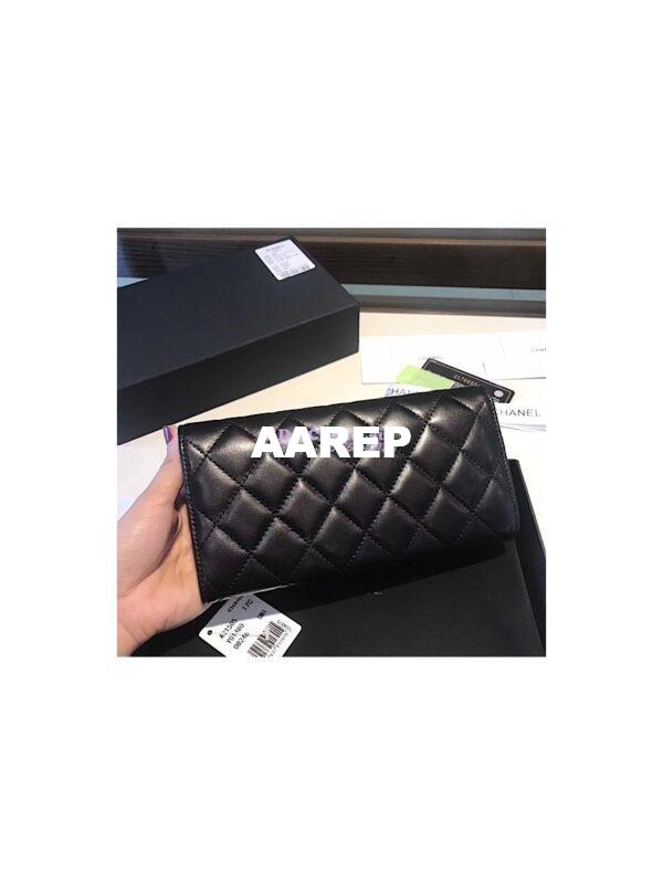 Replica Chanel Classic Flap Wallet in lambskin leather A80758 12