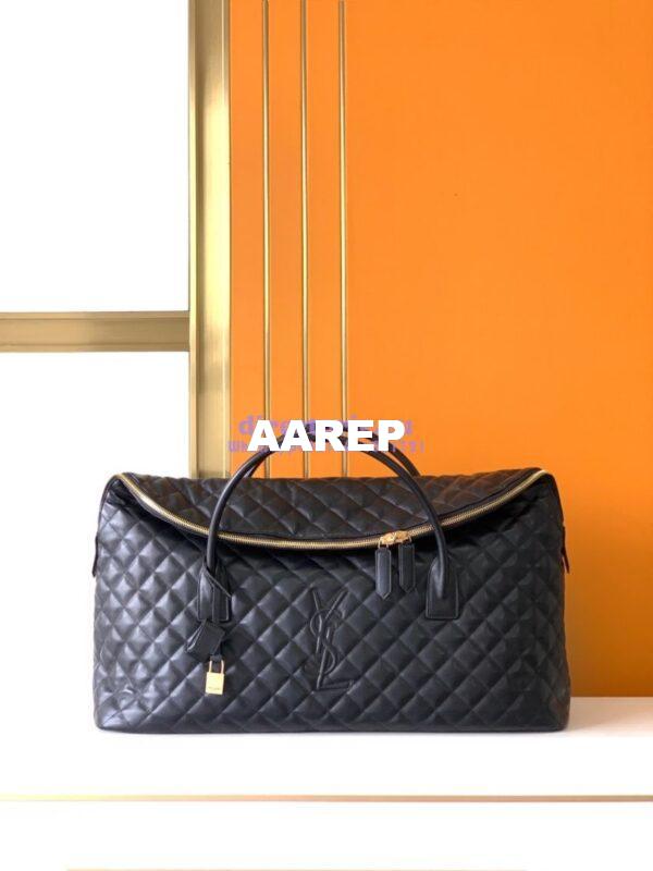 Replica YSL Saint Laurent ES Giant travel bag in quilted leather 736009 3