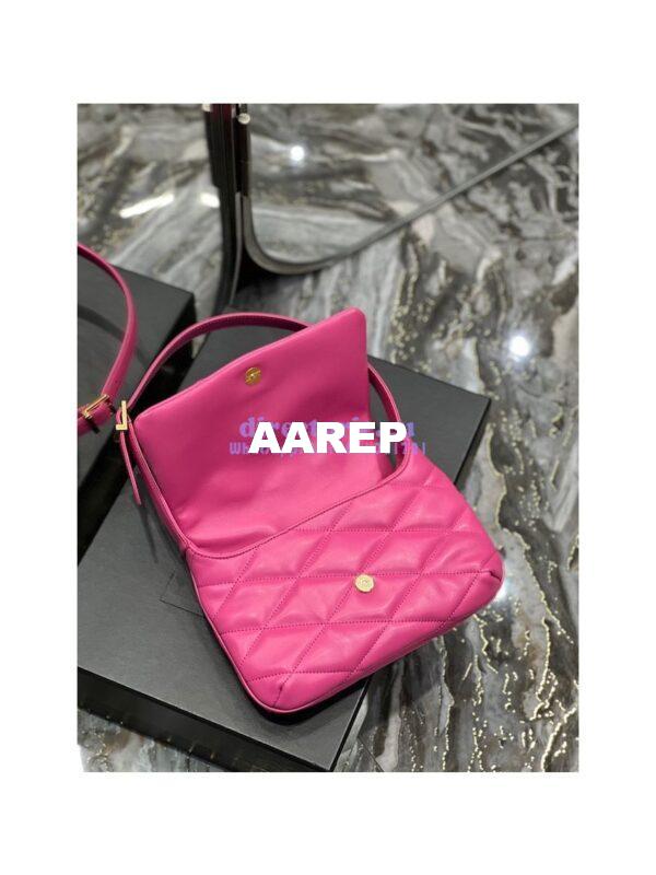 Replica YSL Saint Laurent Le 57 Shoulder Bag In Quilted Lambskin 698567 Rosy 11