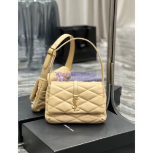 Replica YSL Saint Laurent Le 57 Shoulder Bag In Quilted Lambskin 698567 Beige