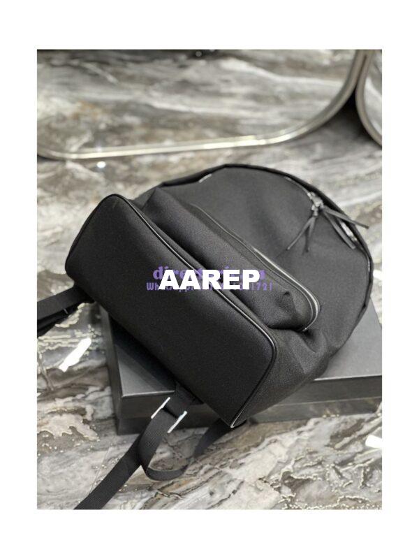 Replica YSL Saint Laurent Embroidered City Backpack In Canvas 534968 14