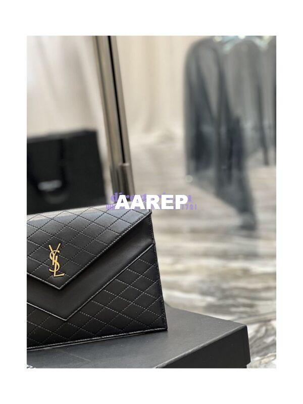 Replica YSL Gaby Double-flap Chain Pouch In Lambskin 685596 6