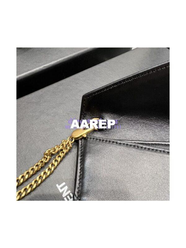 Replica YSL Gaby Double-flap Chain Pouch In Lambskin 685596 9
