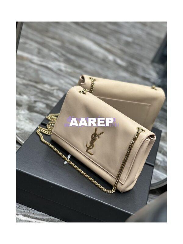 Replica YSL Saint Laurent Kate Medium Reversible In Suede And Smooth Leather 553804 Rosy Sand 9