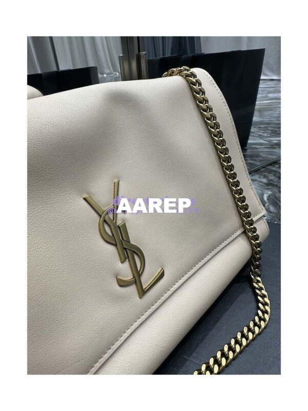 Replica YSL Saint Laurent Kate Medium Reversible In Suede And Smooth Leather 553804 Rosy Sand 12