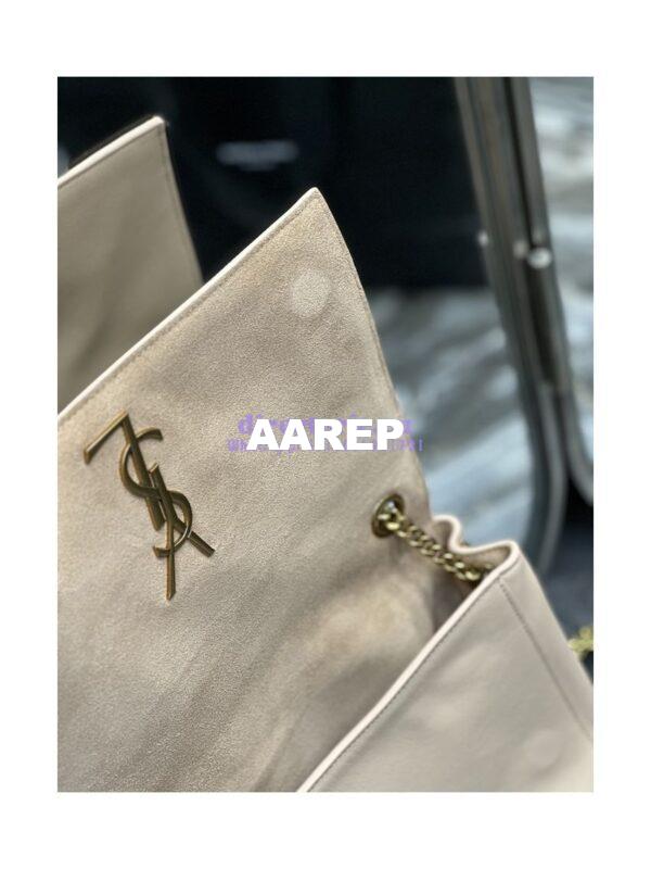 Replica YSL Saint Laurent Kate Medium Reversible In Suede And Smooth Leather 553804 Rosy Sand 13