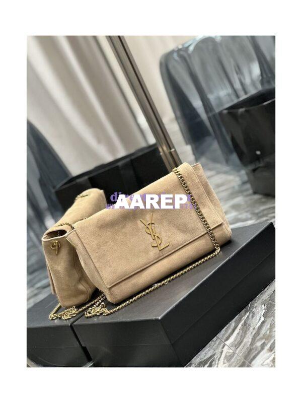 Replica YSL Saint Laurent Kate Medium Reversible In Suede And Smooth Leather 553804 Rosy Sand 19