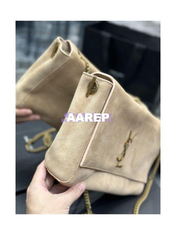 Replica YSL Saint Laurent Kate Medium Reversible In Suede And Smooth Leather 553804 Rosy Sand 20