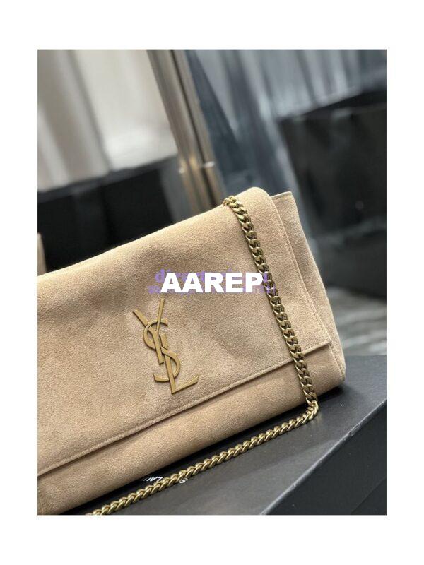 Replica YSL Saint Laurent Kate Medium Reversible In Suede And Smooth Leather 553804 Rosy Sand 21