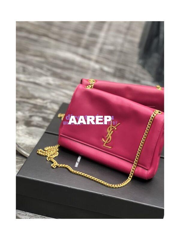 Replica YSL Saint Laurent Kate Medium Reversible In Suede And Smooth Leather 553804 Rosy Pink 8