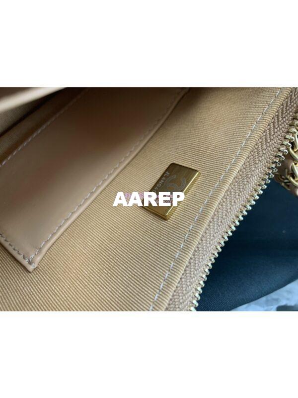 Replica Chanel 23K New Large Hobo Bag Lambskin Gold Hardware AS4422 Beige 12