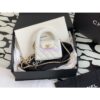 Replica Chanel Clutch with Chain Shiny Agen Calfskin AP3435 Pink
