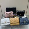 Replica Chanel 23B Shiny Calfskin AS4307 Gold Handle Flap Bag 2