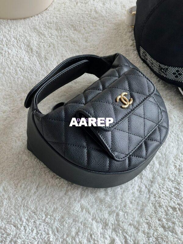Replica Chanel Grained Calfskin Leather Clutch Bag AP3467 2