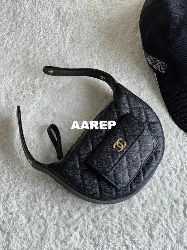 Replica Chanel Grained Calfskin Leather Clutch Bag AP3467 4