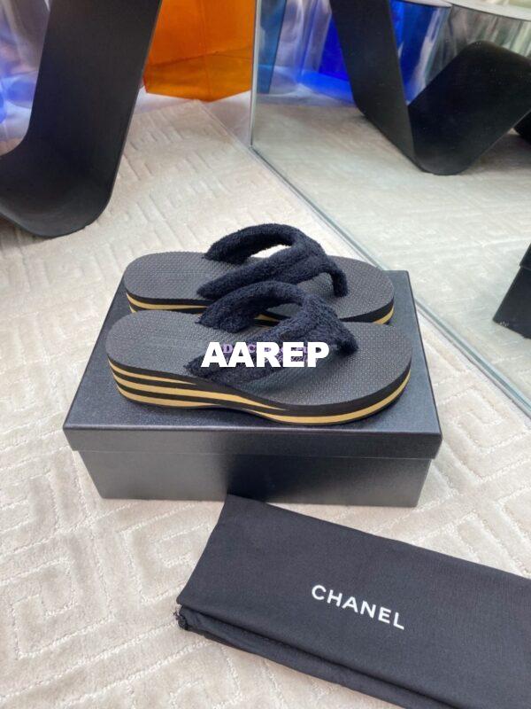 Replica Chanel SS25 Cotton Thongs 55mm G46202 2