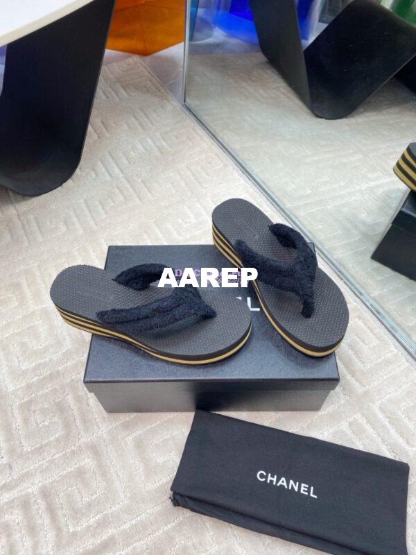 Replica Chanel SS25 Cotton Thongs 55mm G46202 7