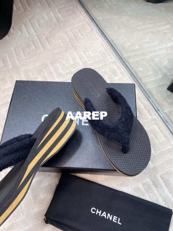 Replica Chanel SS25 Cotton Thongs 55mm G46202 9