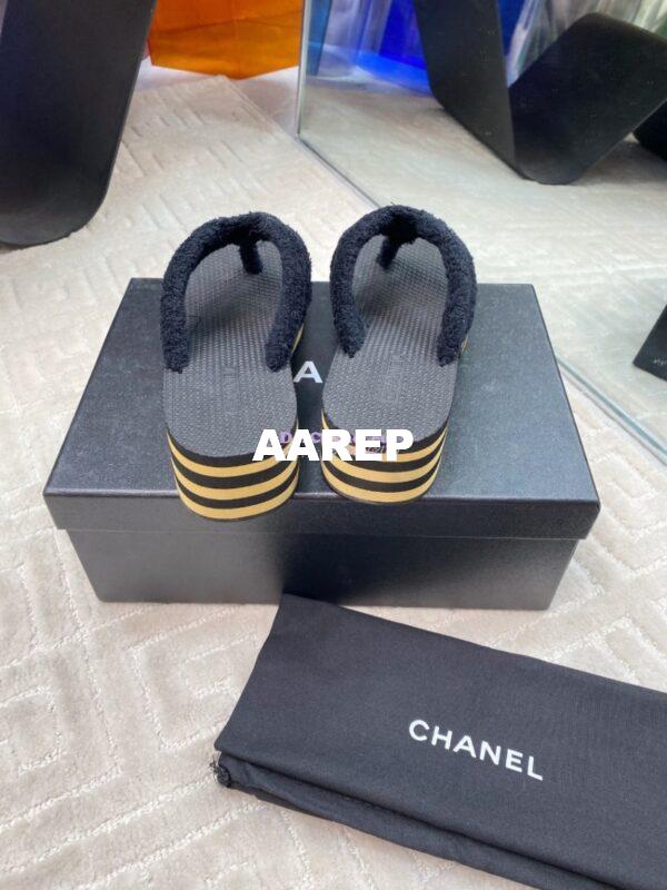Replica Chanel SS25 Cotton Thongs 55mm G46202 10