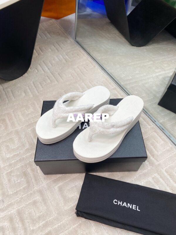 Replica Chanel SS25 Cotton Thongs 55mm G46202 13