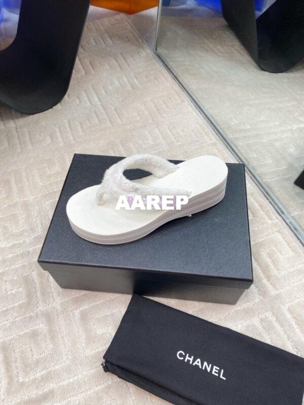 Replica Chanel SS25 Cotton Thongs 55mm G46202 15