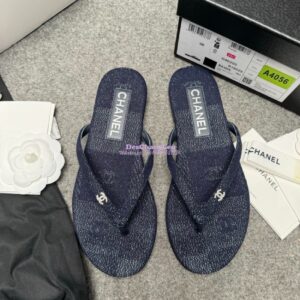 Replica Chanel SS25 Silk Lurex Thongs G46205 2