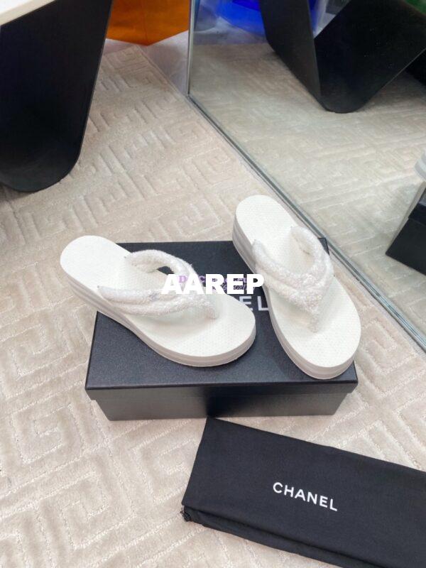 Replica Chanel SS25 Cotton Thongs 55mm G46202 16