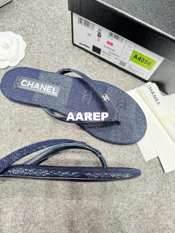 Replica Chanel SS25 Silk Lurex Thongs G46205 6