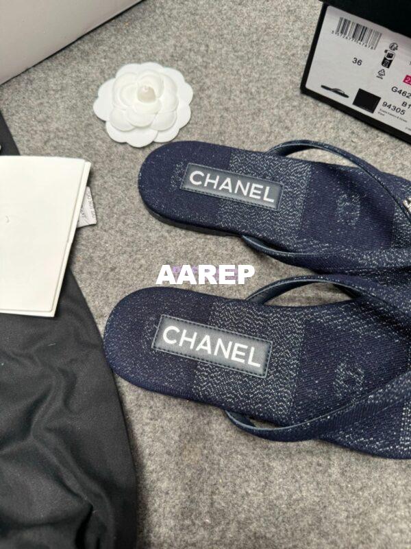 Replica Chanel SS25 Silk Lurex Thongs G46205 7